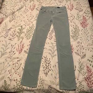 Anthropologie AG Stevie Slim Straight mint green size 26R